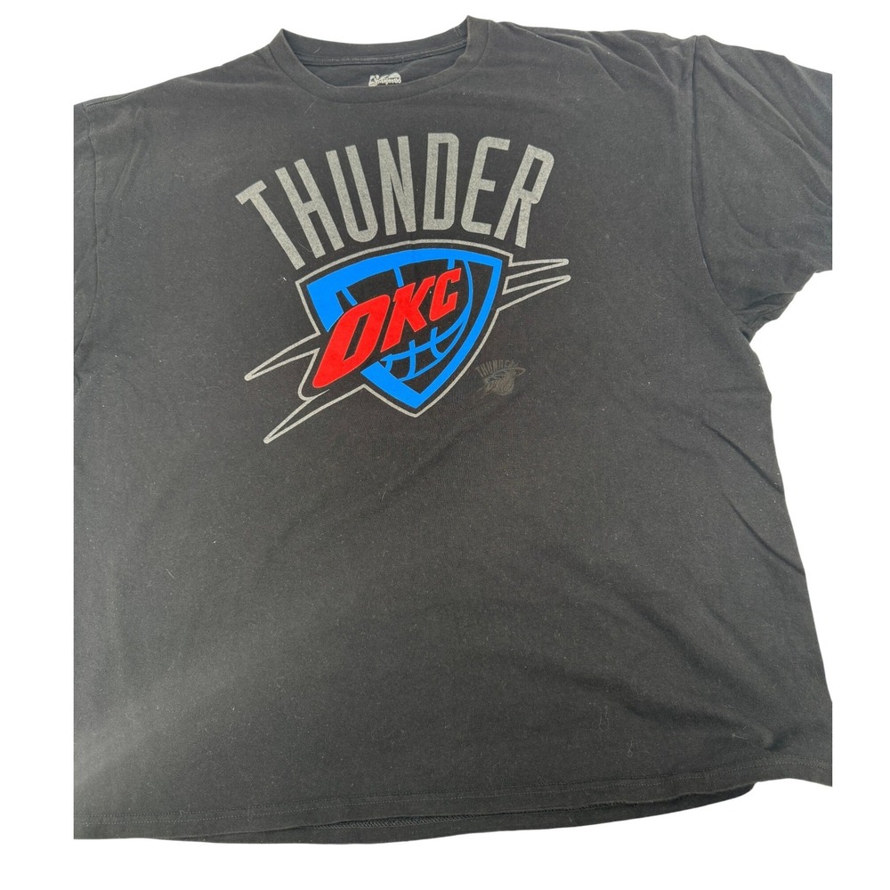 Oklahoma City Thunder Durant 35 T Shirt Black 2XL NBA Basketball Apparel